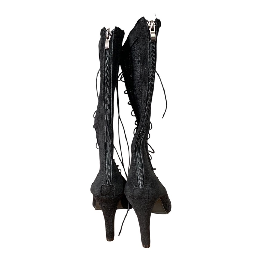 Mesh Cutout Lace-Up Peep Toe High Heel Ankle Boots Summer 2026, Women Shoes. - Picture 14 of 15
